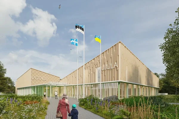 Männipargi lasteaia ja ujula arhitektuurivõistluse võitsid arhitektuuribüroo JVR arhitektid